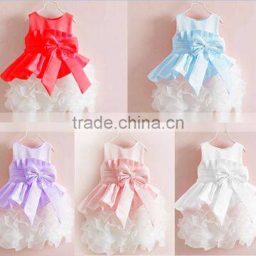 weddings bridesmaid dresses girl ball gown party dress for kids