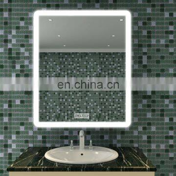 Hot Selling Anti-fog Makeup Bathroom Bronze Glass Mirror With Led Demister photo-4