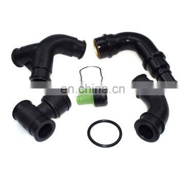 Breather Tube Vent Hose Crank Case Valve Set For Audi VW 06B103221P,06A103213F,06A103247,035103245A