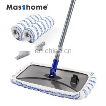 Masthome Large Area Cleaning Hardwood Floor Microfiber Mop Flat  Mop With 2 Mop Refills