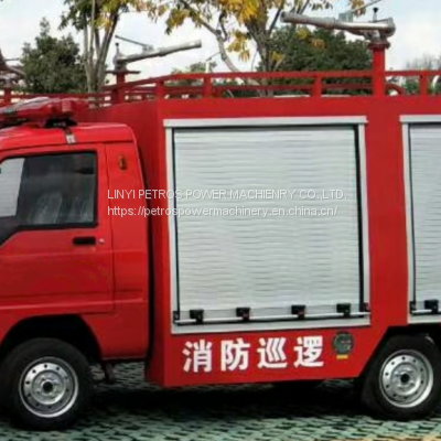 Electric Patrol Car Park Fire Engine Four-wheeled Small Fire Truck