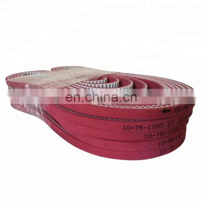 Industrial Red Rubber Coated Pu Timing Belt