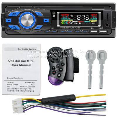 One Din EQ RCA AI Voice Assistant Bluetooth Mp3 Player For Car