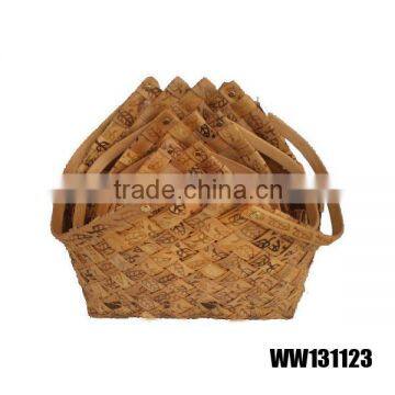 handmade fashion bamboo woven bag