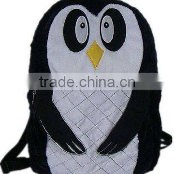 16*12inch Penguin shaped plush backpack