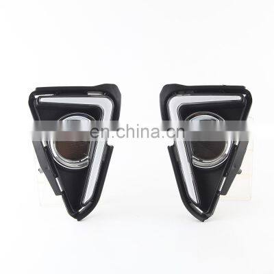 LED Daytime Running Light Car Dynamic Turn Signal Light Drl Front Grille Lamp for Toyota RAV4 2014 photo-5