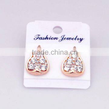 Water drop fashional Stud earrings Aretes Dijes pendientes para dama Mujer de calidad High quality