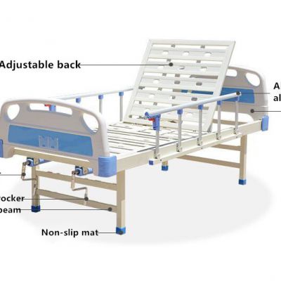 Hospital Furniture Manufacturers 2 Functions Two Cranks Manual Hospital Bed