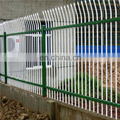 Best Quality China Supply Black Cheap Wrought Iron Fence Panels Zinc Steel Fence for Sale