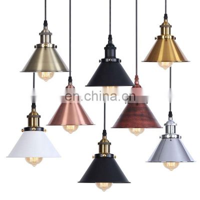 Vintage Industrial Decorative Pendant Light E27 Retro Iron Lamp Fixtures