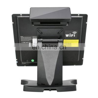 Touch Screen Pos System Cash Register Terminal Machine Dual Screen All In One i5 VFD Customer Display