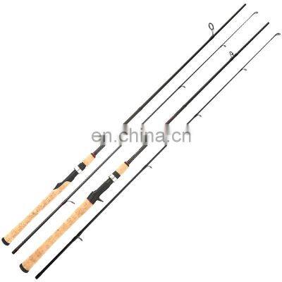 Amazon hot style carbon lure fishing rod 1.8/2.1/2.4 Spinning/Casting fishing rod with best quality for fishing rod wholesale