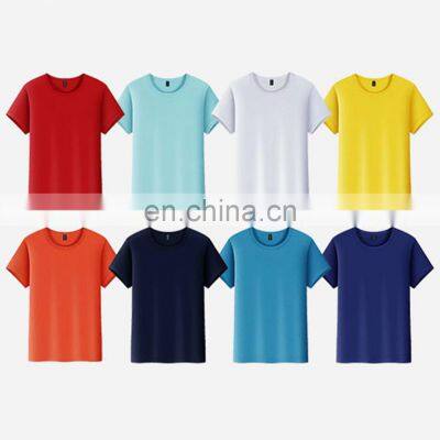 Mens Blank Custom Logo Casual Cotton Promotional Crew Regular Short Sleeve Sublimation Printing White T-shirt photo-2