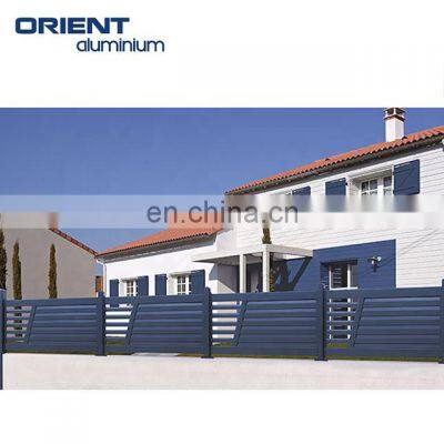 French Style Aluminium Fence Cloture en Aluminium Slat Fence photo-3