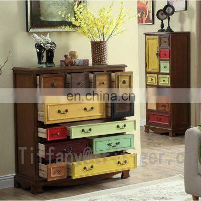 Antique style chinese furniture livingroom wooden cabinet