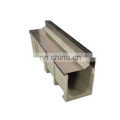 Factory 100*200 mm SMC Drainage Channel With Ductile Iron Grating for Trench Drain System photo-4