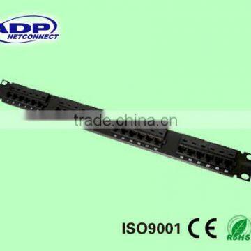 high quality cat6 24p utp patch panel