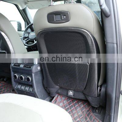 Auto Parts 20-21 for Land Rover Defender Seat Back Trim Panel ABS Carbon Fiber Pattern 6-Piece Set