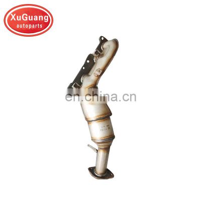 XG-AUTOPARTS Hot Sale three way Direct Fit Catalytic Converter For Nissan ruiqi D22 /Pickup with exhaust manifold