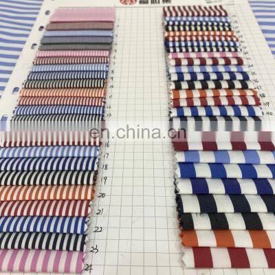 Classic Striped Fabric Cotton Nylon Fabric Stretch for Garment photo-5