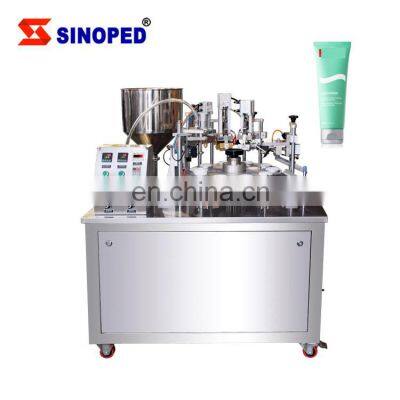 Automatic Soft Plastic Tube Filling Sealing Machine for Paste / Ointment / Toothpaste / Cosmetic / Cream