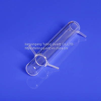 AcidAlkli Resistant TOC-3000 WTC Quartz Glass Reaction Vessel Quartz Processing Tube photo-3