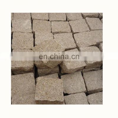 G682 yellow granite block paving stone