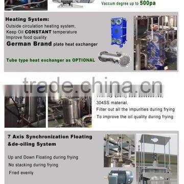 300kgs/h Automatic Mango Chips Crispy Vacuum Frying Machine photo-6