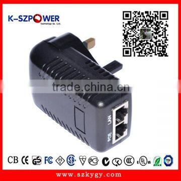 12V1A GigE poe power supply&poe injector 12v input power supply