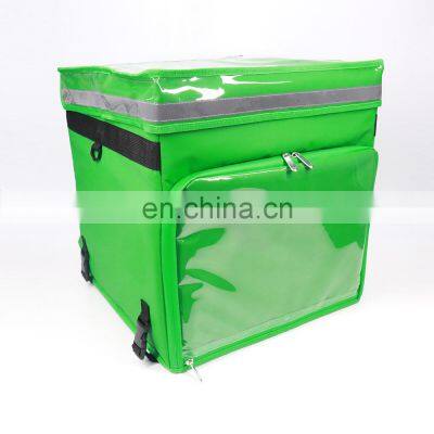 Custom Take Out Pizza Cooler Backpack Heat Insulated Food Delivery Bag