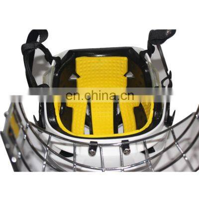 Wholesales High Strength Safe and Comfortable ABS Ice Hockey Helmet With Iron photo-3