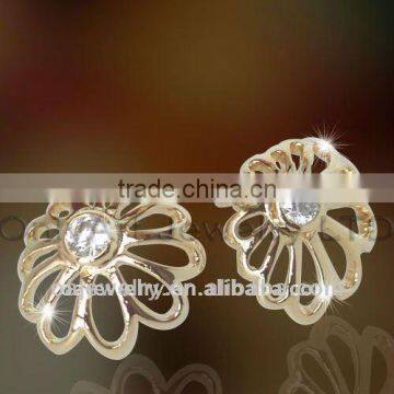 new design antique fashion silver stud earring high quality sterling silver bridal jewelry, paypal acceptable