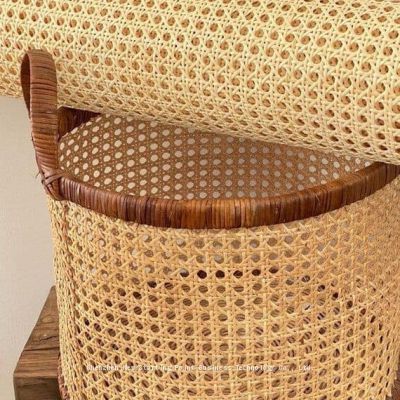 length 15 M 30 M factory price plastic pe rattan cane webbing rolls