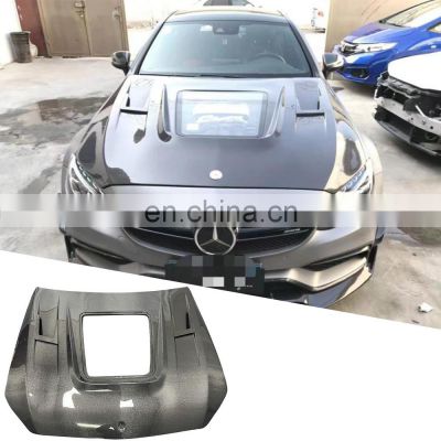 For W213 Mercedes-Benz E-class E200 E260 E300 modified carbon fiber transparent hood