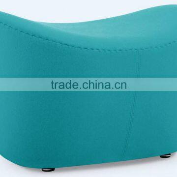 Replica Famous Designer Funiture Fiberglass Material Wool Contour Lounge Chair With Ottoman photo-2