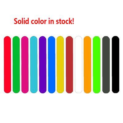 Wholesale Colorful Snap Wristband Flexible Silk Screen Silicone Slap Bracelet for Kids Gifts