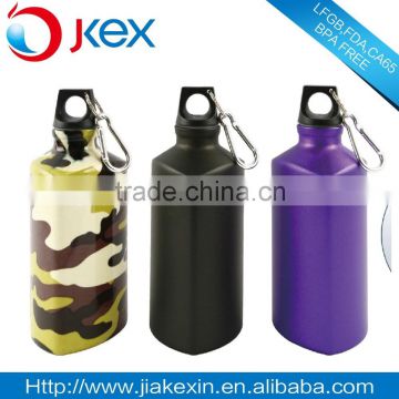 aluminum triangle shape bottle with gas transfer printing