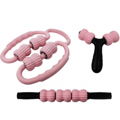 Eco-friendly Muscle Relaxation Leg Massager for Yoga Pilates Massage Targeting Body Neck Waist Arm Areas