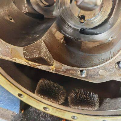 Ремонт разрыва и попадания воды в медную трубу Hanzhong, техническое обслуживание агрегата Carrier 30xW1002-HP1, модуль JTX-B