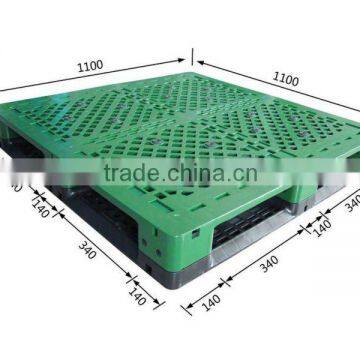 single faced virgin hdpe storage forklift plastic pallet