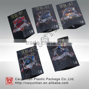 custom 1.5g ziplock packing herbal incense bags