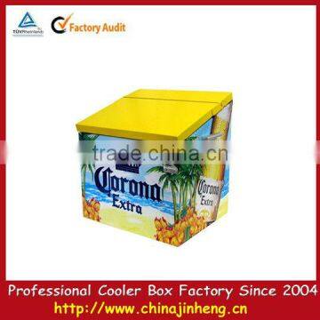 corona metal beer cooler