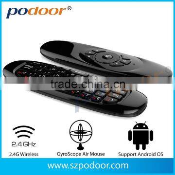 Podoor PC100 Smart 2.4Ghz wirless keyboard fly air mouse,remote control for android tv box,lg smart tv,Multi-Function air mouse