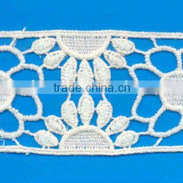 2012 new fancy crochet lace cotton fabric