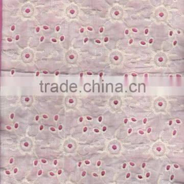 100% cotton hand cut swiss voile lace fabric