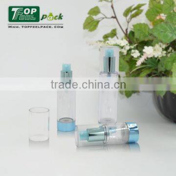 50ml suitable for thick lotion strong pump and tall plastic airless bottle