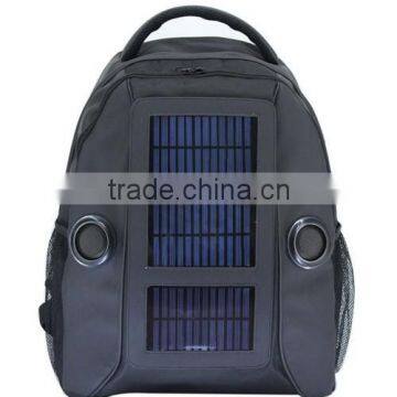 Solar Panel Backpack With Speakers