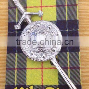 Scottish Kilt Pin In Chrome Finished Made Of Brass Material