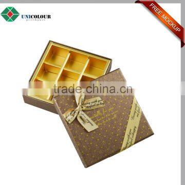 Custom Luxury Silver Logo Cardboard Paper Merci Chocolate Box photo-4