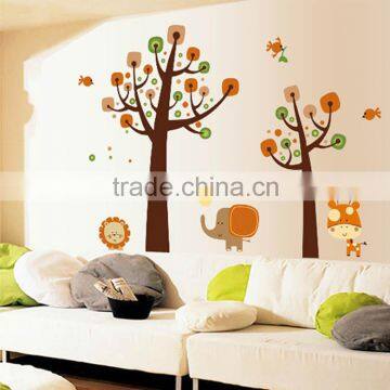 Removable Wall Stickers Animal Tree Large Sticker Home decor